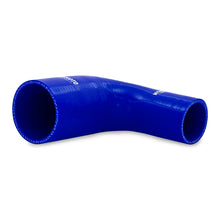 Cargar imagen en el visor de la galería, Mishimoto Silicone Reducer Coupler 90 Degree 2in to 3in - Blue