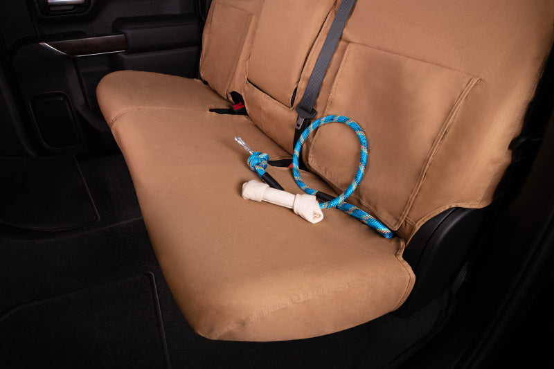 Covercraft 09-21 Ford E Polycotton SeatSaver Custom Front Row Seat Covers - Tan