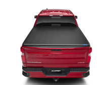 Cargar imagen en el visor de la galería, Lund 15-17 Chevy Silverado 3500 Fleetside (6.6ft. Bed) Hard Fold Tonneau Cover - Black