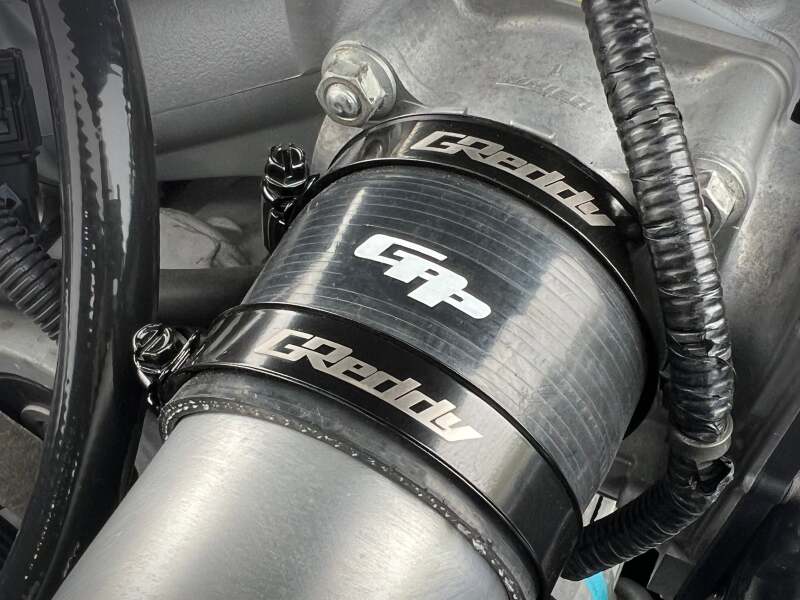 GReddy 58-75mm Dual-Bead Boost Clamp — Black High-Pressure Hose Clamp