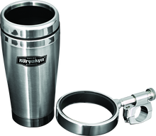 Cargar imagen en el visor de la galería, Kuryakyn Drink Holder With Stainless Steel Mug 1in Bar Clamp Chrome