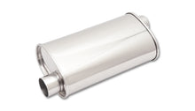 Cargar imagen en el visor de la galería, Vibrant StreetPower Oval Muffler 5in x 9in x 15in - 2.25in inlet/outlet (Offset-Offset Same Side)