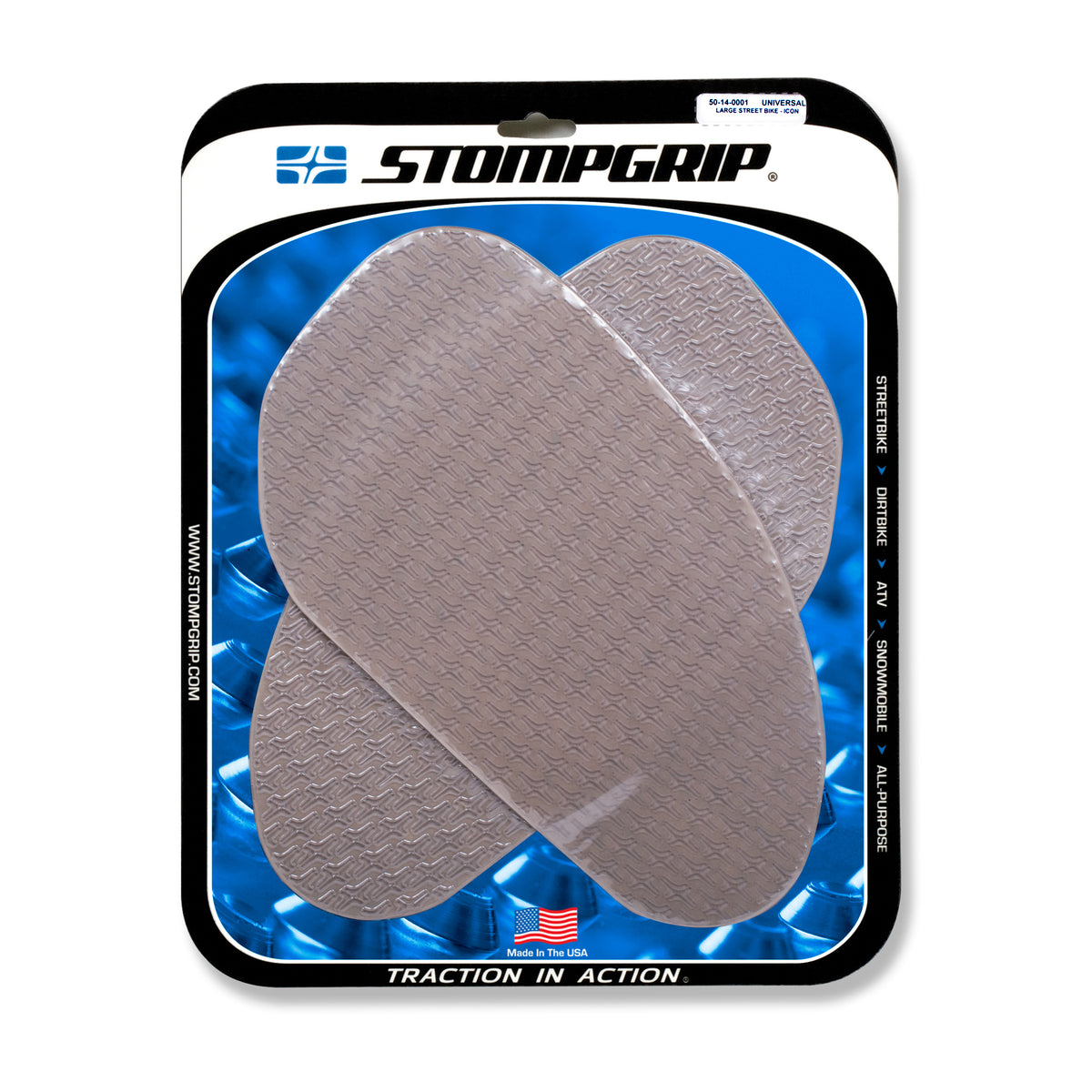 Stompgrip Universal Large KIT Icon Clear (50-14-0001C)