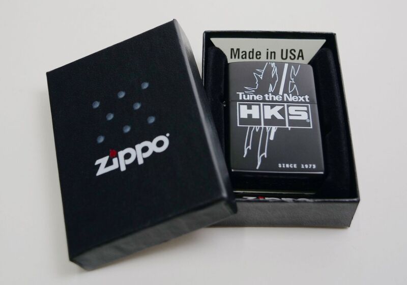 HKS Zippo Lighter TTN Limited Edition — Collectible Racing Accessory
