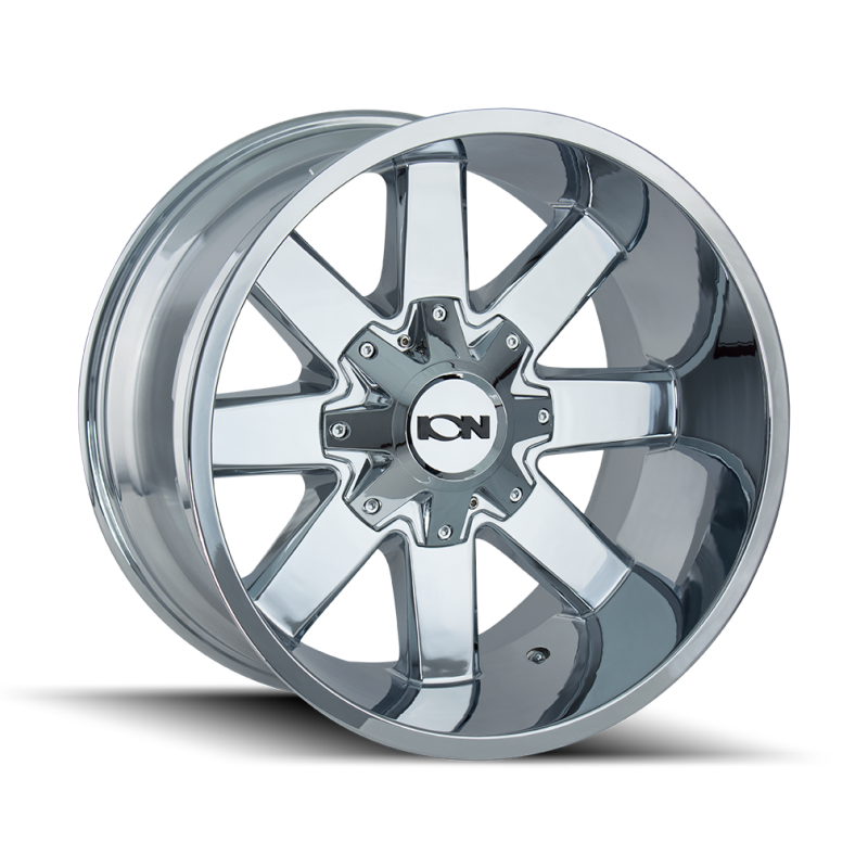 ION 141 20x9 / 8x165.1 BP / 0mm Offset / 130.8mm Hub Chrome Wheel