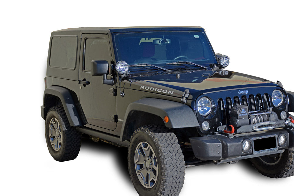 DV8 Offroad 07-18 Jeep JK 2-Door Hard Top; Square Back