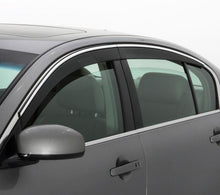 Cargar imagen en el visor de la galería, AVS 08-12 Honda Accord Ventvisor Low Profile Deflectors 4pc - Smoke w/Chrome Trim