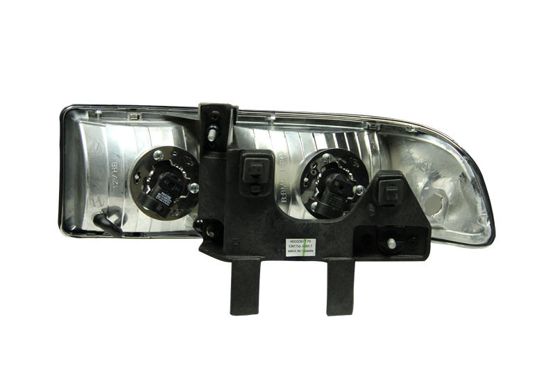 Faros delanteros de cristal cromados para Chevrolet S-10 ANZO 1998-2005