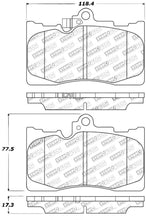 Cargar imagen en el visor de la galería, StopTech Performance 06 Lexus GS300/430 / 07-08 GS350 / 06-08 IS350 Front Brake Pads