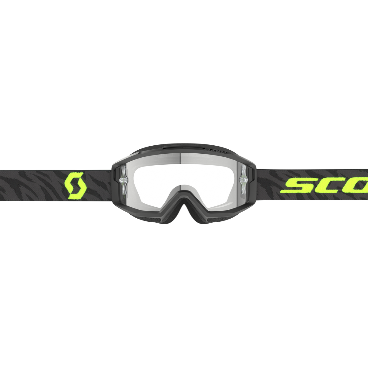 Scott Split OTG Goggle Zebra BLK/NE YLW Clear WRK (2855378206113)