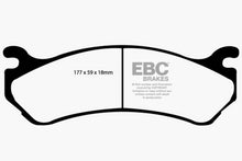 Cargar imagen en el visor de la galería, EBC 02 Cadillac Escalade 5.3 (Akebono rear caliper) Yellowstuff Front Brake Pads