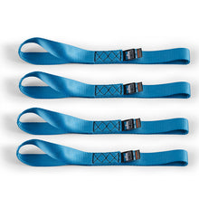 Cargar imagen en el visor de la galería, Mishimoto Soft Loop Tie-Down Straps (4-Pack) Blue