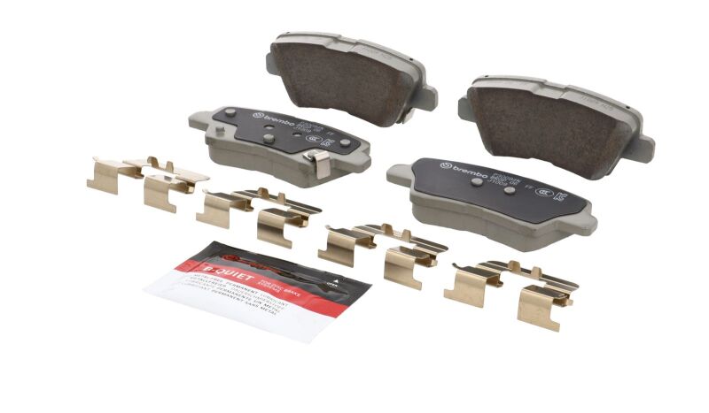 Brembo OE 2017 Hyundai Elantra/18-22 Ioniq/18-19 Sonata/16-17 Veloster Ceramic Brake Pad - Rear