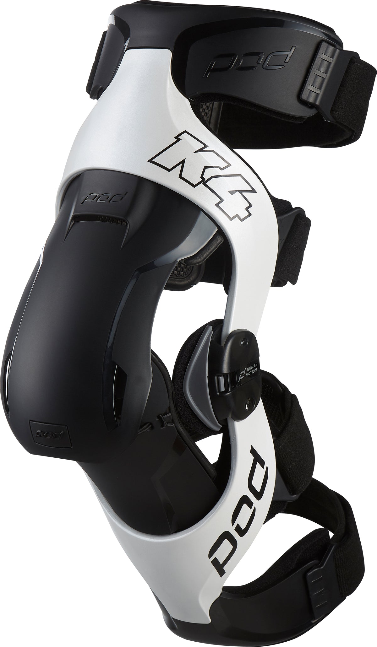POD K4 V2.0 Knee Brace (RT) White/Black XL/2X (K4023-058-XL/2X)