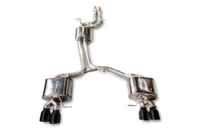 Cargar imagen en el visor de la galería, AWE Tuning Audi 8R SQ5 Touring Edition Exhaust - Quad Outlet Diamond Black Tips