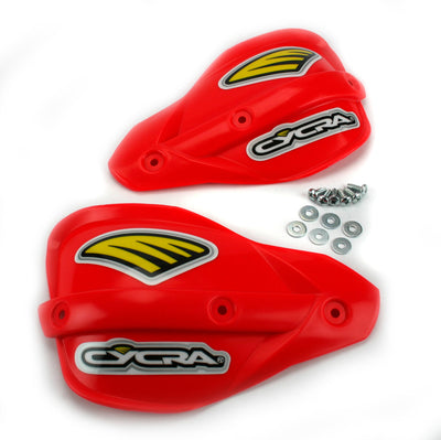 Cycra Enduro Handshield Red — Universal Off-Road Hand Protection