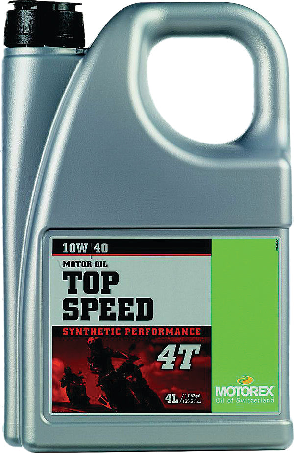 MOTOREX TOP Speed Motor OIL10W40 4T 4L (4/Case Sold EA) (304973)