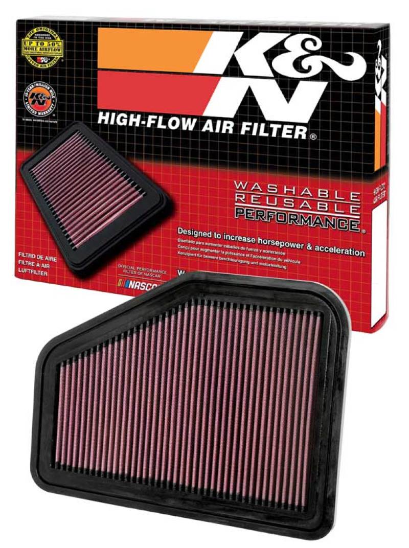 K&N Drop-In Air Filter — Fits 2008-2017 Chevrolet SS, 2008-2009 Pontiac G8