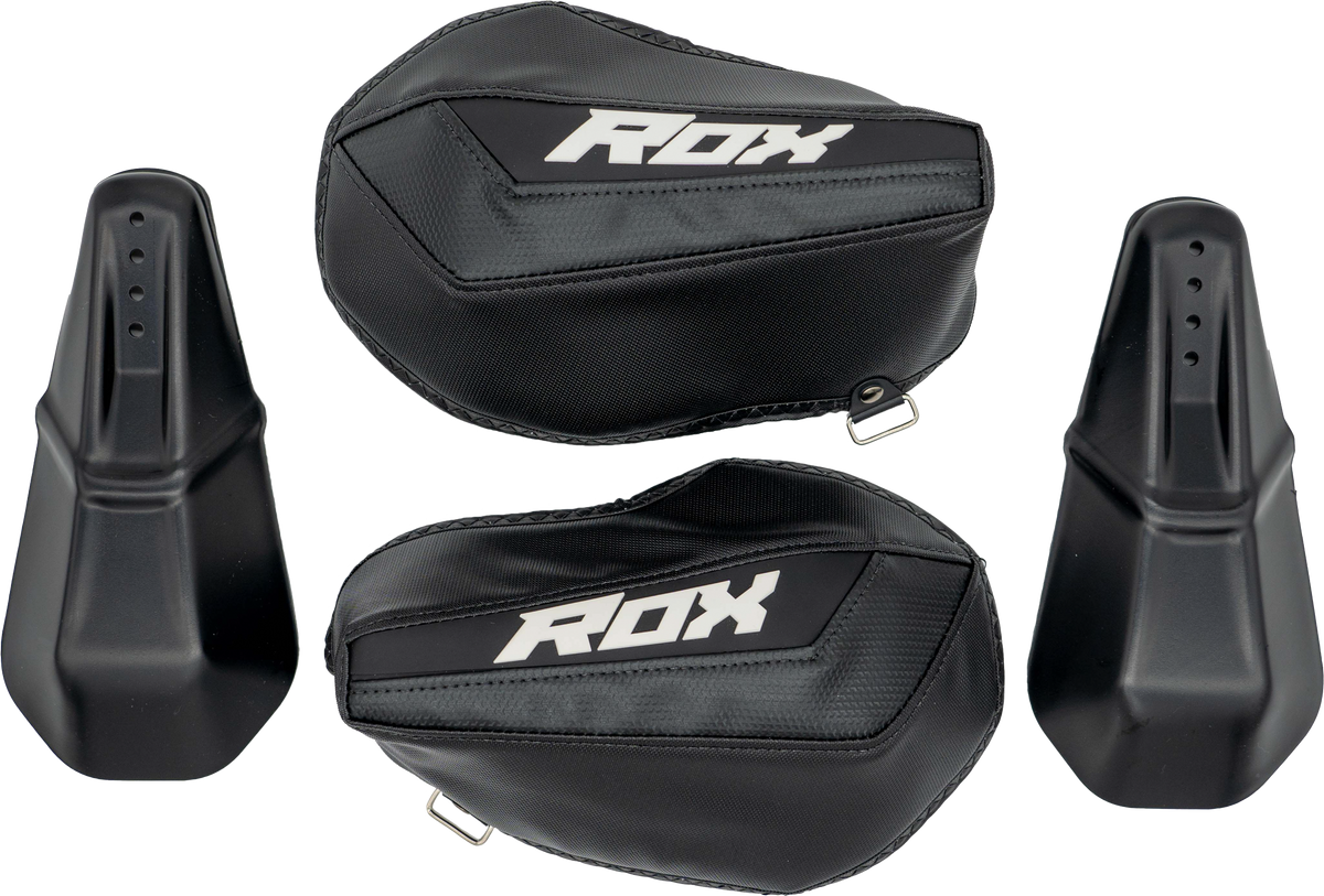 ROX GEN '3 'FLEX-TEC 'HANDGUARDS Black/ White (FT3-HG-W)