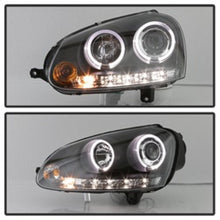 Cargar imagen en el visor de la galería, Spyder Volkswagen GTI 06-09/Jetta 06-09 Halogen Model Only - LED Halo DRL Black PRO-YD-VG06-HL-BK