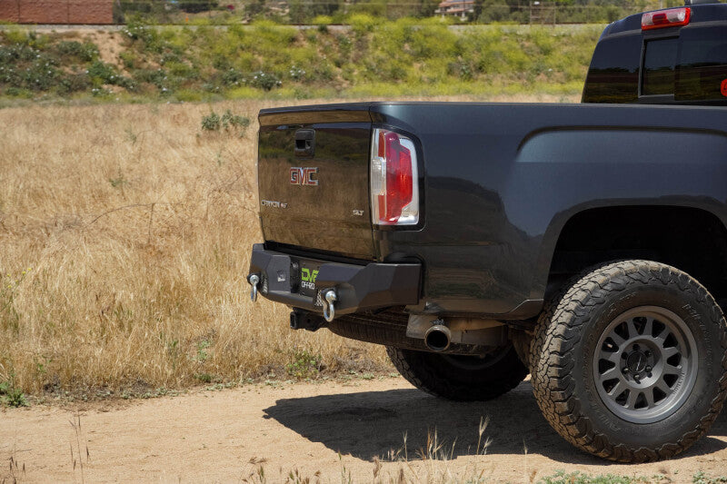 DV8 Offroad MTO Series Rear Bumper — Fits 2014-2022 Chevy Colorado / 2015-2022 GMC Canyon
