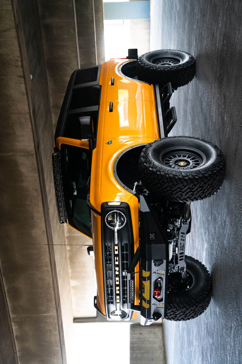 Soporte de luz curvo DV8 21+ Ford Bronco para luces de 12 3 in