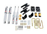 KIT DE BAJADA DE BRAZO Belltech 18-20 Chevy Colorado/Canyon All Cab/SB -0-3 in F / -4 in R con amortiguadores Street Perf