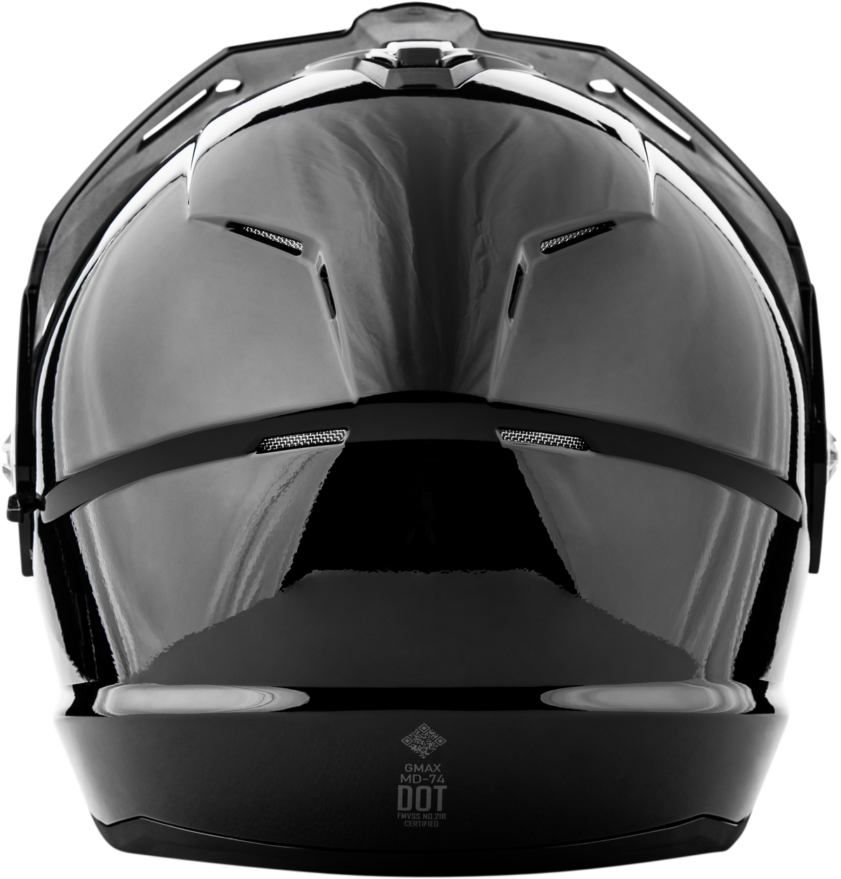 GMAX MD-74 Solid Helmets Black 2X (M1740028R)