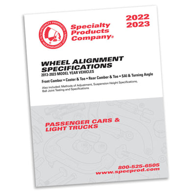 SPC Performance 2022 Edition Spec Book — Alignment Tools