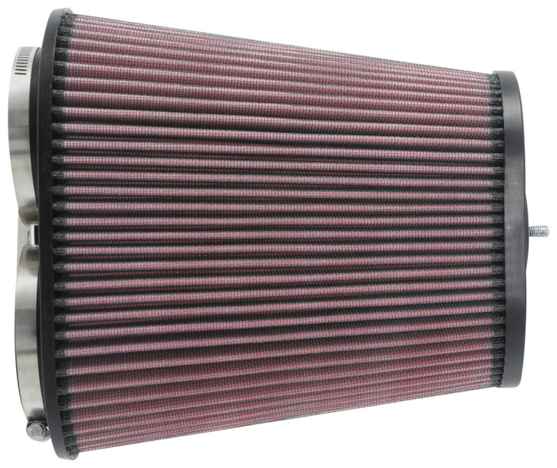 K&N Universal Clamp-On Air Filter — 3-1/8in Dual FLG