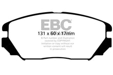 Cargar imagen en el visor de la galería, EBC 08-09 Hyundai Azera 3.3 Greenstuff Front Brake Pads