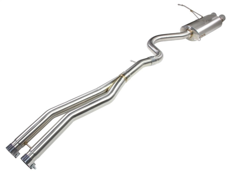 aFe MACHForce Exhaust Cat-Back SS-304 w/ Polished Tips 07-13 BMW 328i (E92/93) L6 3.0L Non-Turbo