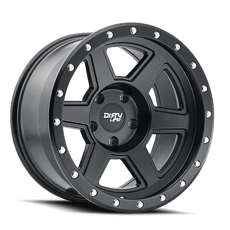 Dirty Life Compound 9315 20x10 / 8-170 BP / -25mm Offset / 125.2mm Hub Matte Black Wheel