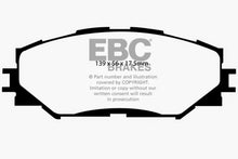 Cargar imagen en el visor de la galería, EBC 10-12 Lexus HS250h 2.4 Hybrid Greenstuff Front Brake Pads