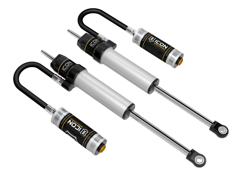 ICON 2.5 Series VS Remote Reservoir Front Shocks — Fits 2014-2022 Ram 2500/3500