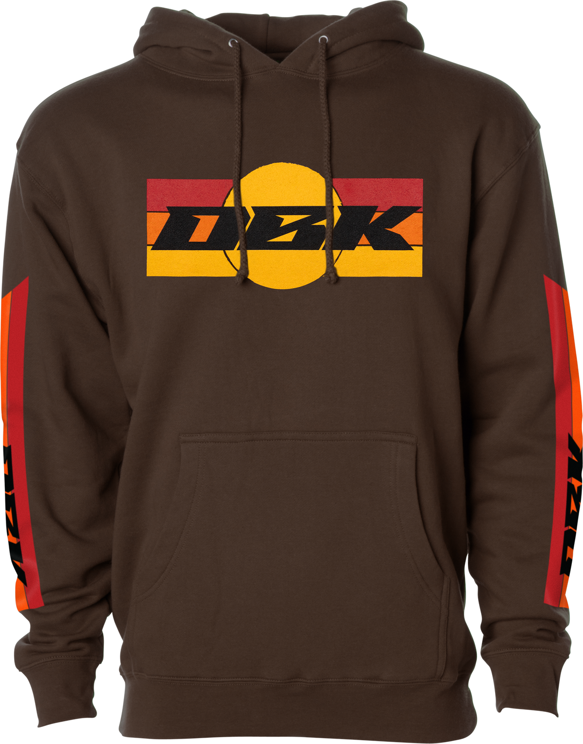 DBK Sunday Stripe Hoodie Brown LG (AH-SUNDAYSTR-BRN-L)