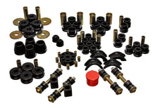 Cargar imagen en el visor de la galería, Energy Suspension 74-78 Nissan 260Z/280Z Black Hyper-Flex Master Bushing Set