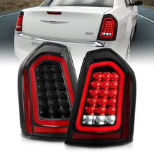 Cargar imagen en el visor de la galería, ANZO 11-14 Chrysler 300 LED Taillights Black w/ Sequential