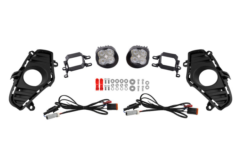 Diode Dynamics 22-25 Toyota RAV4 SS3 Fog Light Kit - White Pro