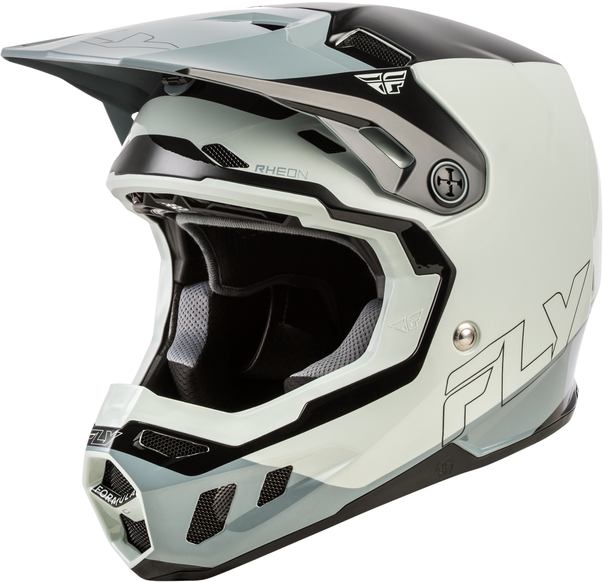 Fly Racing Formula CC Glide Helmet Grey/Light Grey/Black LG (73-4352L)