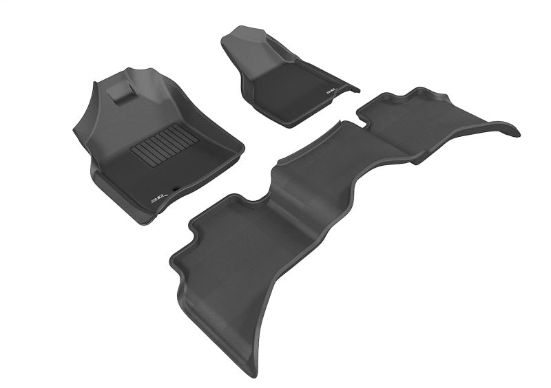 3D MAXpider 09-12 Dodge Ram 1500 Quad Cab Kagu Black Full Set (1 EYELET)