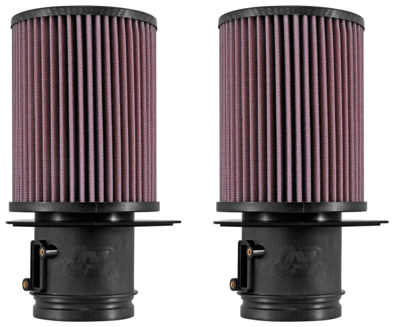 K&N High-Flow Drop-In Air Filter (2-Pack) — Fits 2014-2018 Audi R8 V10 5.2L, 2015 Lamborghini Huracan LP610-4