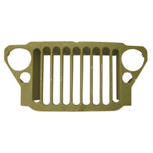 Cargar imagen en el visor de la galería, Parrilla de nueve ranuras estampada Omix para modelos 41-45 de Willys MB y Ford GPW