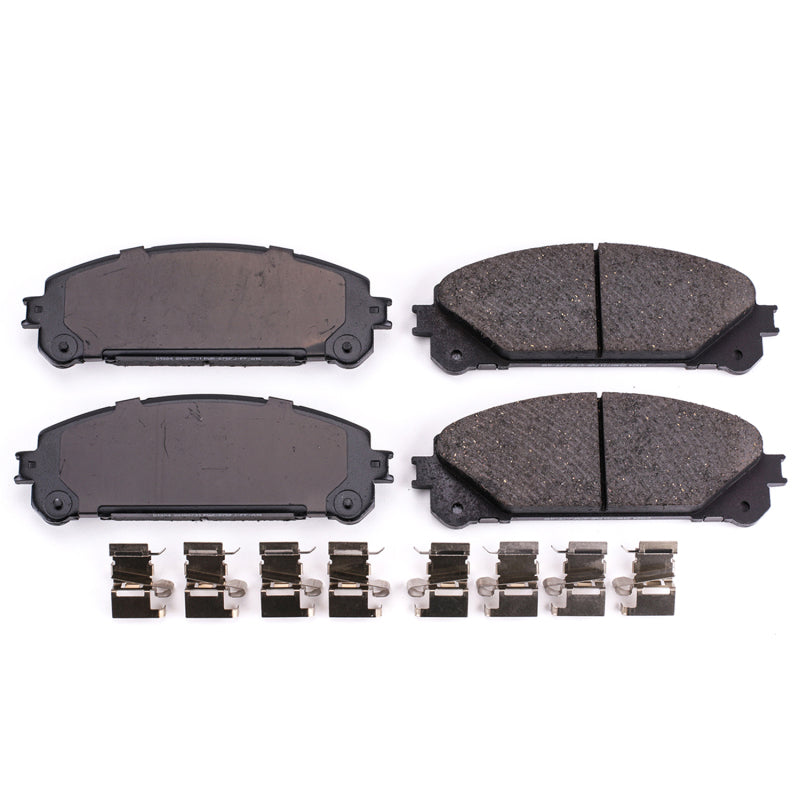 Power Stop 21-22 Toyota Camry Front Z17 Evo Ceramic Brake Pads w/Hardware