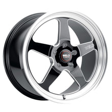 Cargar imagen en el visor de la galería, Weld S155 17x5 Ventura Drag 5x114.3 ET-21 BS2.18 Gloss BLK MIL DIA 78.1