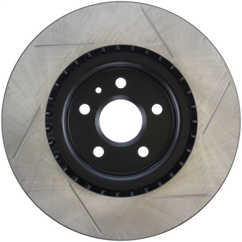 StopTech Power Slot 10 Camaro SS 8cyl / 09 Pontiac G8 GXP Front Right Slotted Rotor — Fits 2010-2015 Chevrolet Camaro, 2012-2013 Buick Regal, 2014-2017 Chevrolet SS, 2009 Pontiac G8