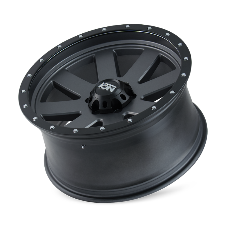 ION Type 134 20x10 / 6x135 BP / -19mm Offset / 87mm Hub Matte Gunmetal/Black Beadlock Wheel