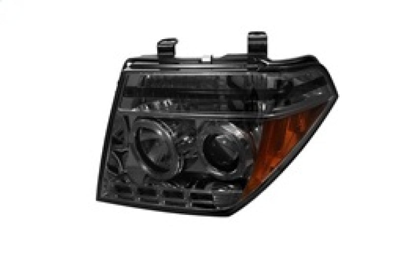 Faros delanteros de proyector LED Halo LED Smke Spyder Nissan Frontier 05-08 PRO-YD-NF05-HL-SM