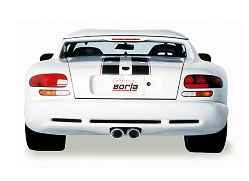 Borla 96-02 Viper GTS/R/T-10 Coupé/Convertible 2 puertas con entradas de 2,5 pulgadas Sistema de escape Catback SS