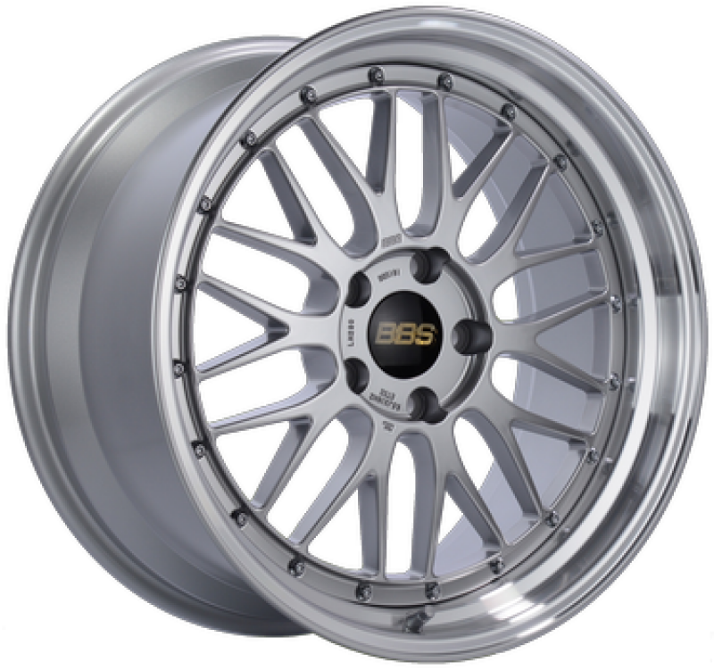BBS LM 20x9.5 5x112 ET8 Diamond Silver Wheel 67mm PFS/Clip Required